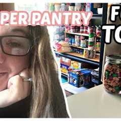 FULL Prepper Pantry TOUR 2022 // beginner prepping // emergency food storage//stockpile organization