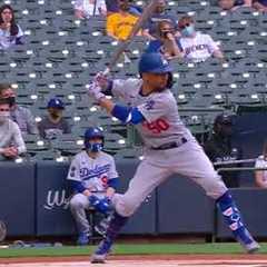 Mookie Betts Slow Motion Baseball Swing Home Run Hitting Mechanics Axe