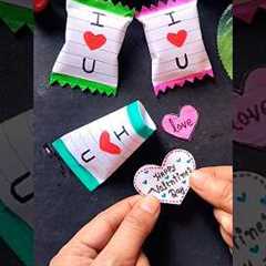 Cute Gift Idea 💝/Valentine's Day love Candy 🍭 #shorts #diy #gift #craft #love