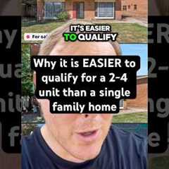 Why buying multi family 2-4 unit is EASIER than single family #duplex #firsttimehomebuyer #househack