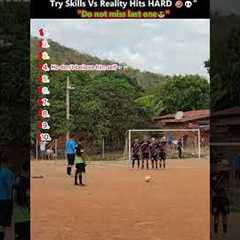 Try Skills Vs Reality Hits HARD 🤣💀 #football #soccer #footballskills #funnymoments #footballfunny