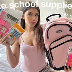back to school supplies haul 2024