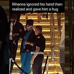 Rihanna Ignored his Hand then Immediately Gave Him a Hug
