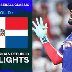 Team Dominican Republic's TOP MOMENTS from World Baseball Classic Pool Play! 🇩🇴 (4 ELECTRIC wins!)