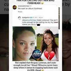 Rihanna Destroys A Troll Over A Forehead Joke! 😂 #rihanna #clapback #shorts