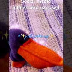 Social media influencers exposed #justwokeup #lol #shorts #exposed #ohno #birds #prll #funny #notok