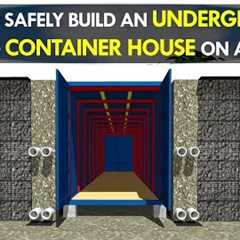 How to Build an Off-Grid Underground Shipping Container House Safely and Cheaply 2018 | SHELTERMODE