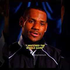 LeBron lying for NO REASON 😭