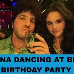 Leaked Video of Selena Gomez dancing at husband Benny blanco birthday after she gave her speech.