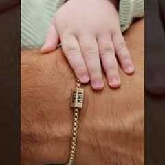 The Best Gift for Dad: Personalized Engraved Bracelets with Kids' Names 🎁✨ #etsyfinds #jewelry