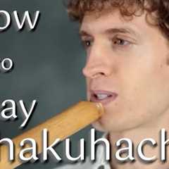 How to play shakuhachi by Josen (Jon Kypros)