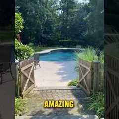 This pool setup is AMAZING… PERFECT BACKYARD 😍 #realestate #backyard #pool #landscaping