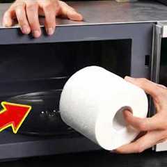 Not everyone knows this secret! Put the toilet paper into the Microwave and make million-dollar😱