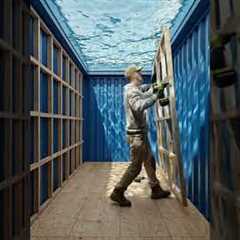 This Hidden Room Under My Pool Is Insane #shorts #construction #viral