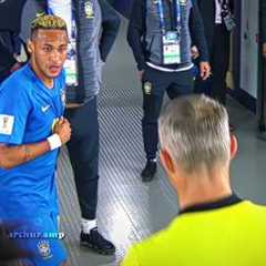 Neymar Got Angry With the Ref 😤⚡ — Face to Face at the End 😳🔥