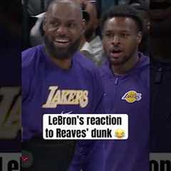 LeBron loving this AR dunk 🗣️