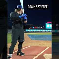 Trying to hit a 527 FOOT Home Run...