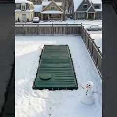 making a secret house 🏠 #secretroom #shortsvideo #shortsvideo #shippingcontainer #timelapse