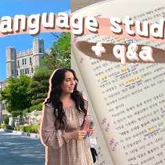 🇰🇷 REALISTIC day at korea uni + language school q&a