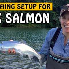 Fly Fishing Setup for Pink Salmon | Fishing with Rod