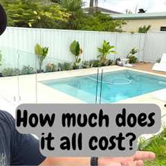 BEFORE & AFTER Pool installation | how much it cost | backyard makeover