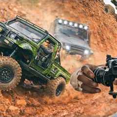 RC Crawler vs RC Cars Off-Road 4x4 | Extreme Red Dirt Trail Challenge 1/10 Scale