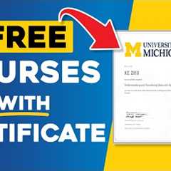 FREE Online Courses with FREE Certificates