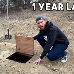 Uncovering my Underground Bunker after an ENTIRE Year..