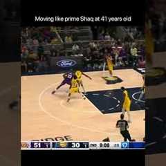 LeBron at 41 moving like prime Shaq 🔥 #nba #basketball #lebron