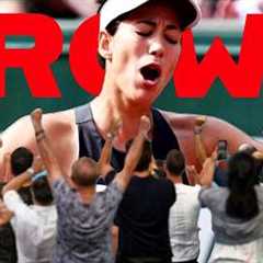 tennis players vs worst crowd (WTA Drama)