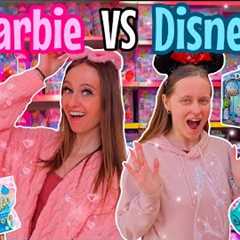 BARBIE💅🏻🎀 VS DISNEY✨🏰 MYSTERY TOY SHOPPING CHALLENGE *WITH MY BIGGEST FAN!!*🥳🛒🛍️🫶🏻 | Rhia..