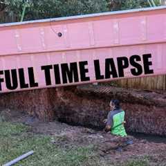Timelapse of Pool Installation in Brisbane Australia
