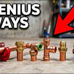 NEVER SOLDER PIPE AGAIN - 5 GENIUS Ways to Connect Copper Pipe That Are STRONGER Than Solder!