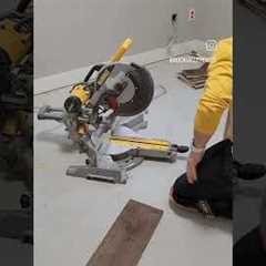 Engineered hardwood floor glue down installation #dyi #floor #flooring #home #renovation