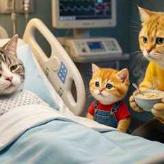 Brave Ginger Kitten Saves a Friend Who Fell Into the River – Mama Cat Is Proud! 🐱💖