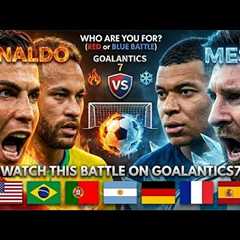 Ronaldo vs Messi, Neymar vs Mbappe Soccer/Football Battle: Ultimate H2H Clash ⚽🇺🇸🇧🇷🇦🇷🇫🇷🇩🇪