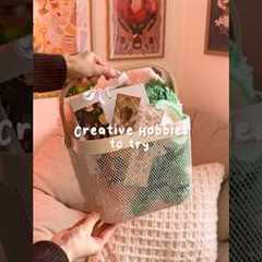 Creative Hobbies To Try! 🧶🧺 #cozyhobbies #cozycrafts