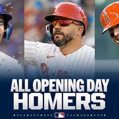 EVERY home run from Opening Day 2026! (Trout, Schwarber, Murakami, DeLauter & MORE) | MLB..