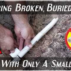 EASILY Repairing Broken PVC Pipes(Least Amount Of Digging)