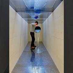 I Built a Hidden Room Under a Fountain  #bunker #secretroom #interiordesign #secretbuild  #viral