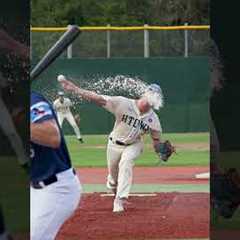 Pitcher leaves it all ON THE FIELD! 🤢⚾ #324sports #pitchers #baseball #highlights