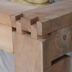 Making Simple Japanese Wood Structure Joints - Perfect Hand Cut Woodworking Joints