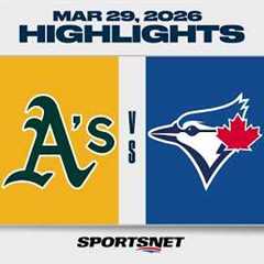 MLB Highlights | Athletics vs. Blue Jays - March 29, 2026