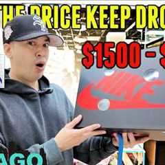 PRICES ARE CRASHING 📉📉 $1500 TO $500 SNEAKER SHOPPING IN CHICAGO