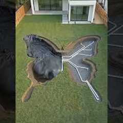 I Built a Giant Butterfly Swimming Pool in My Garden