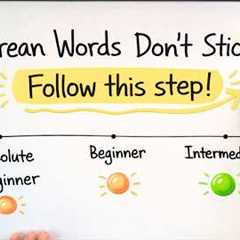 How to Study Korean Vocabulary (So You Don't Forget It!)