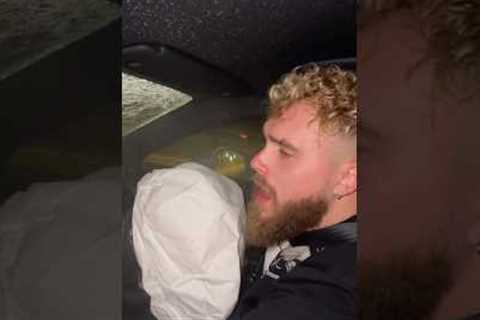 Jake Paul Crashed on 115KM/h 🔥 #jakepaul #viral #funny #boxing