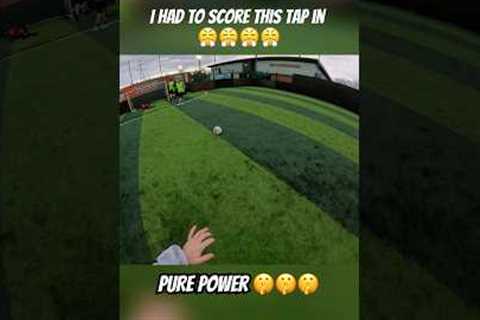 YES, THE POWER WAS NECESSARY 🤫🤫 #football #viral #gopro #funny #soccer #pov #sports #shorts