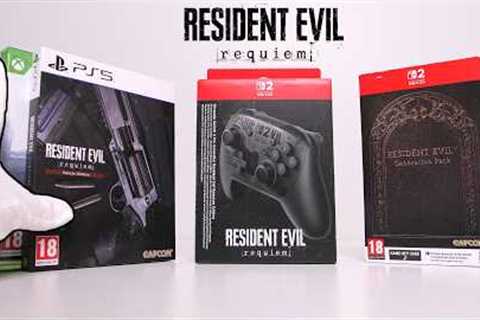 Unboxing RESIDENT EVIL 9 REQUIEM (PS5, Switch 2, Pro Controller) + Fortnite skin