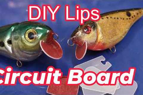 Why Every Angler Should Be Using Circuit Board Lips, and How I Make MY OWN #handmadelure #fishing